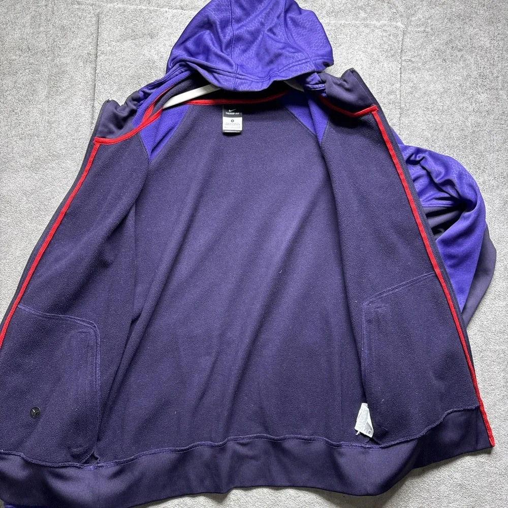 Nike Mens‎ Therma-Fit Kobe Bryant Hoodie S Purple Full Zip Jacket Mamba Hero